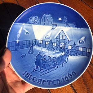 Bing and Grondahl, B&G 1969 Christmas Plate