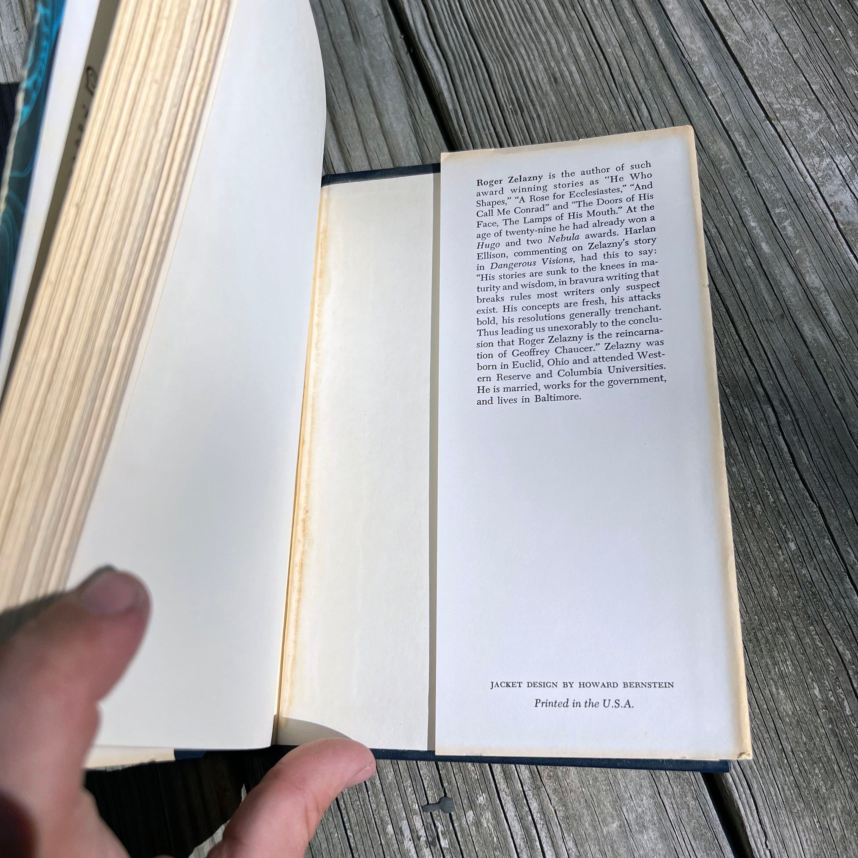 Lord of Light, Roger Zelazny, Sci-fi Hardcover 1967, Book Club