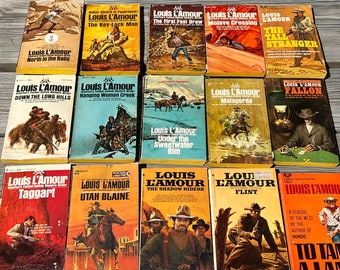 Louis L'Amour Lot of 5 Paper Back Books The Sackett Series Bantam Book  Western