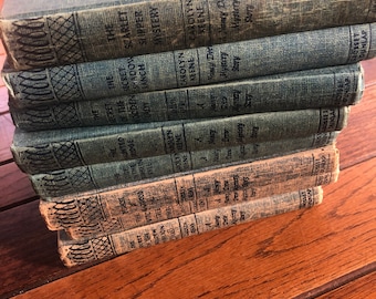 Libri Nancy Drew vintage degli anni '30-'60 - Copertine in tessuto blu