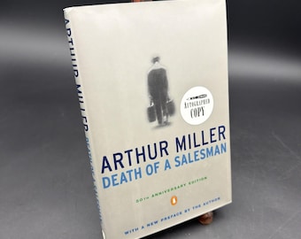 50th Jubiläum Tod eines Verkäufers, SIGNIERT / AUTOGRAMM von Arthur Miller 1999