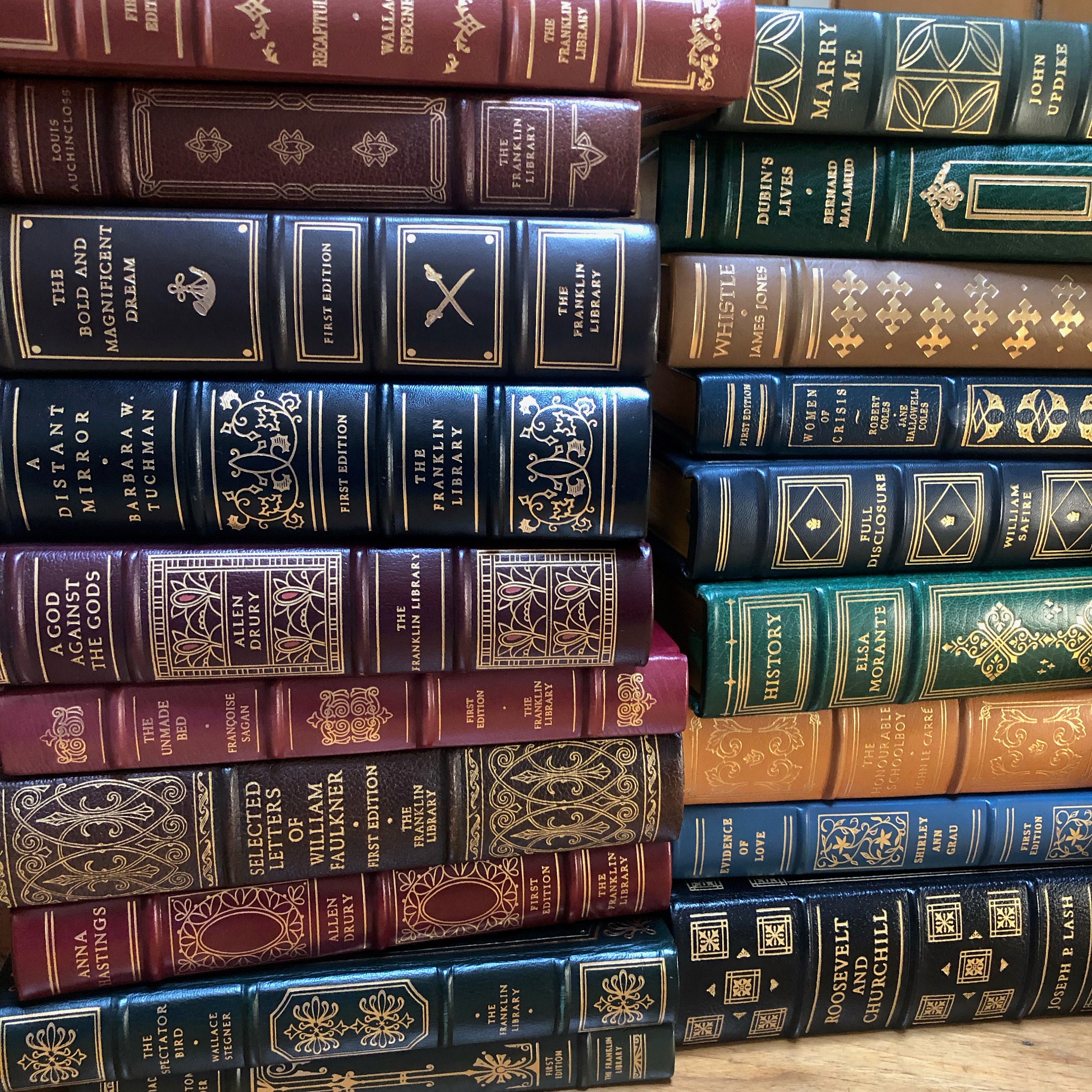 Franklin Library Books, First Edition Society and other Editions, 1970s and 80s -Priced per book-