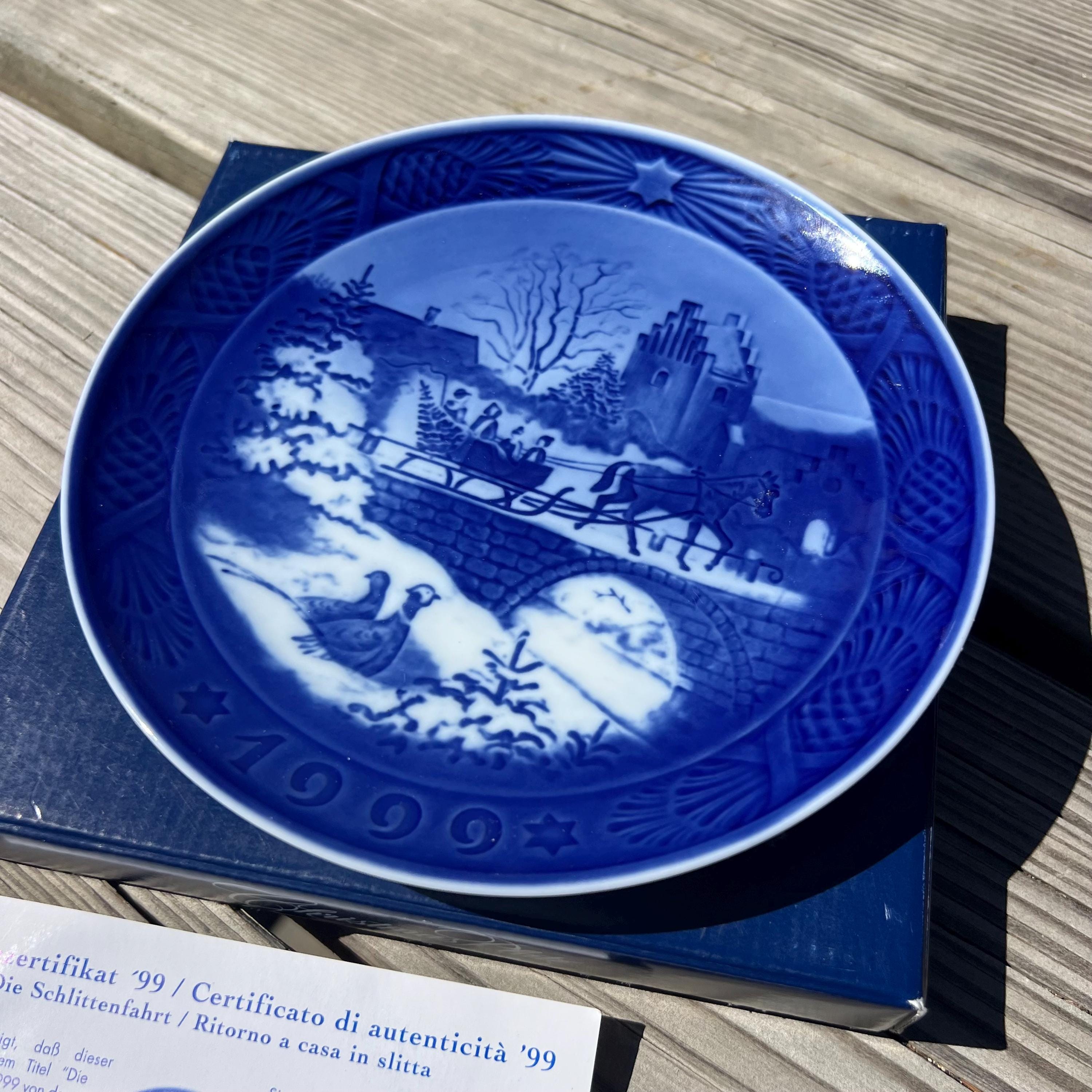 ロイヤルコペンハーゲン クリスマスプレート サンタクロース　 1999年 ロイヤルコペンハーゲン クリスマスプレート サンタクロース