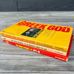 The Mod Squad Paperback Books, Richard Deming, Pyramid Books (Priced per Book)