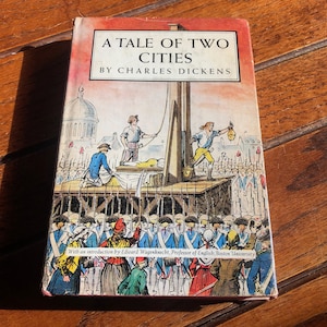 A Tale of Two Cities, Charles Dickens, Modern Library no. 189, 1950 Dust Jacket