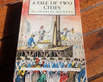 Historia de dos ciudades, Charles Dickens, Modern Library, nº 189, 1950, sobrecubierta
