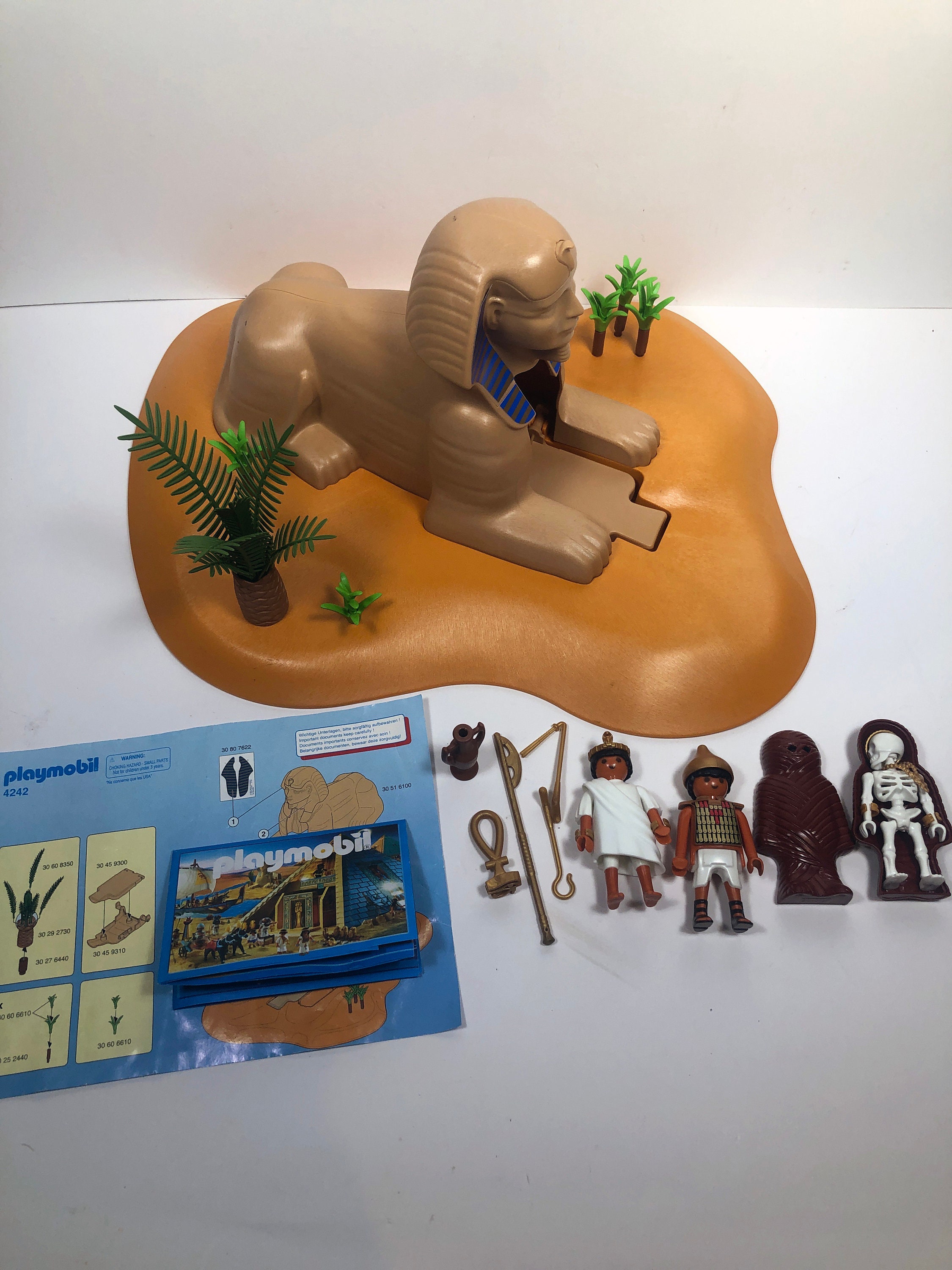 Playmobil 4242 Sphinx and Mummy Play Set Complete - Etsy
