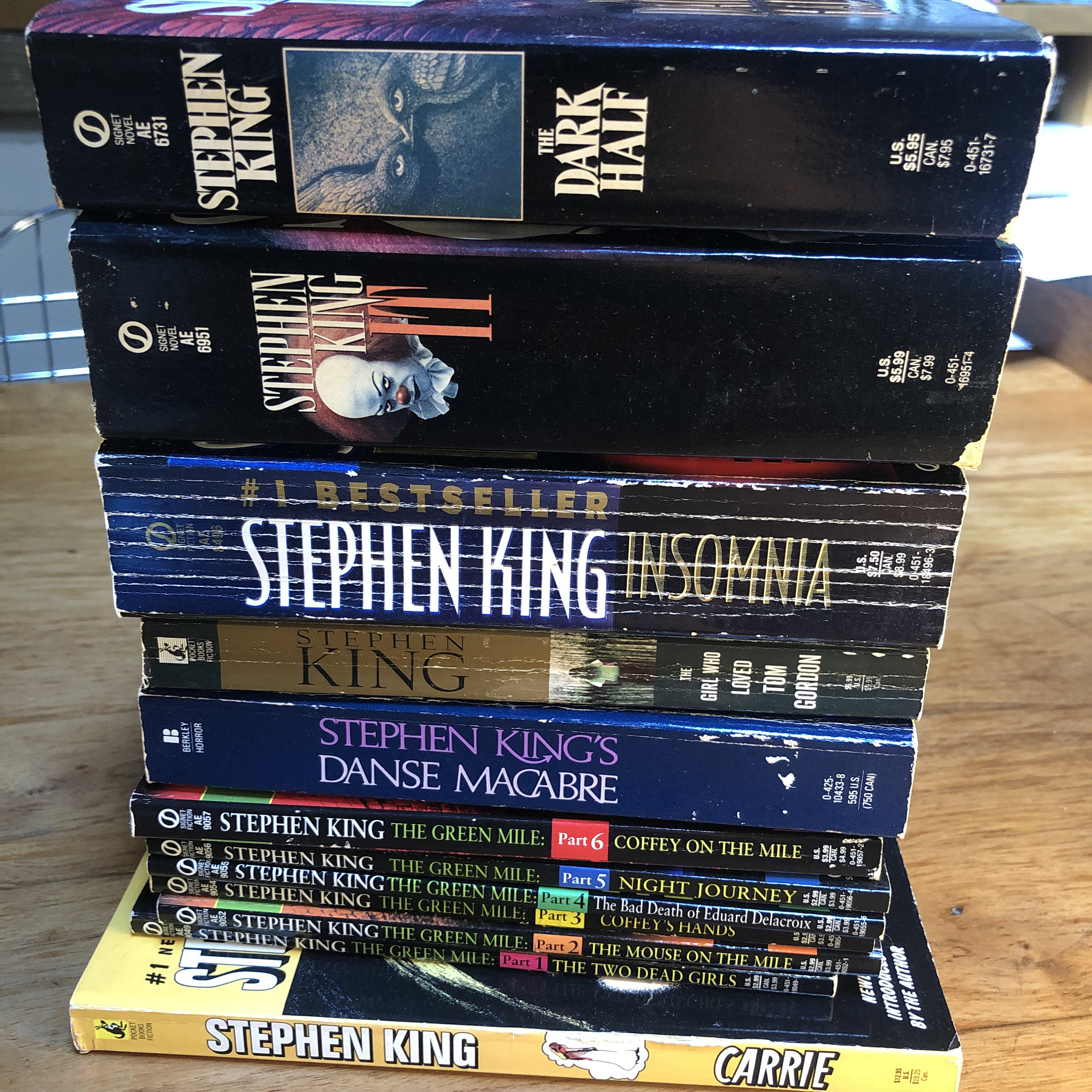 Libros de bolsillo de Stephen King -  México