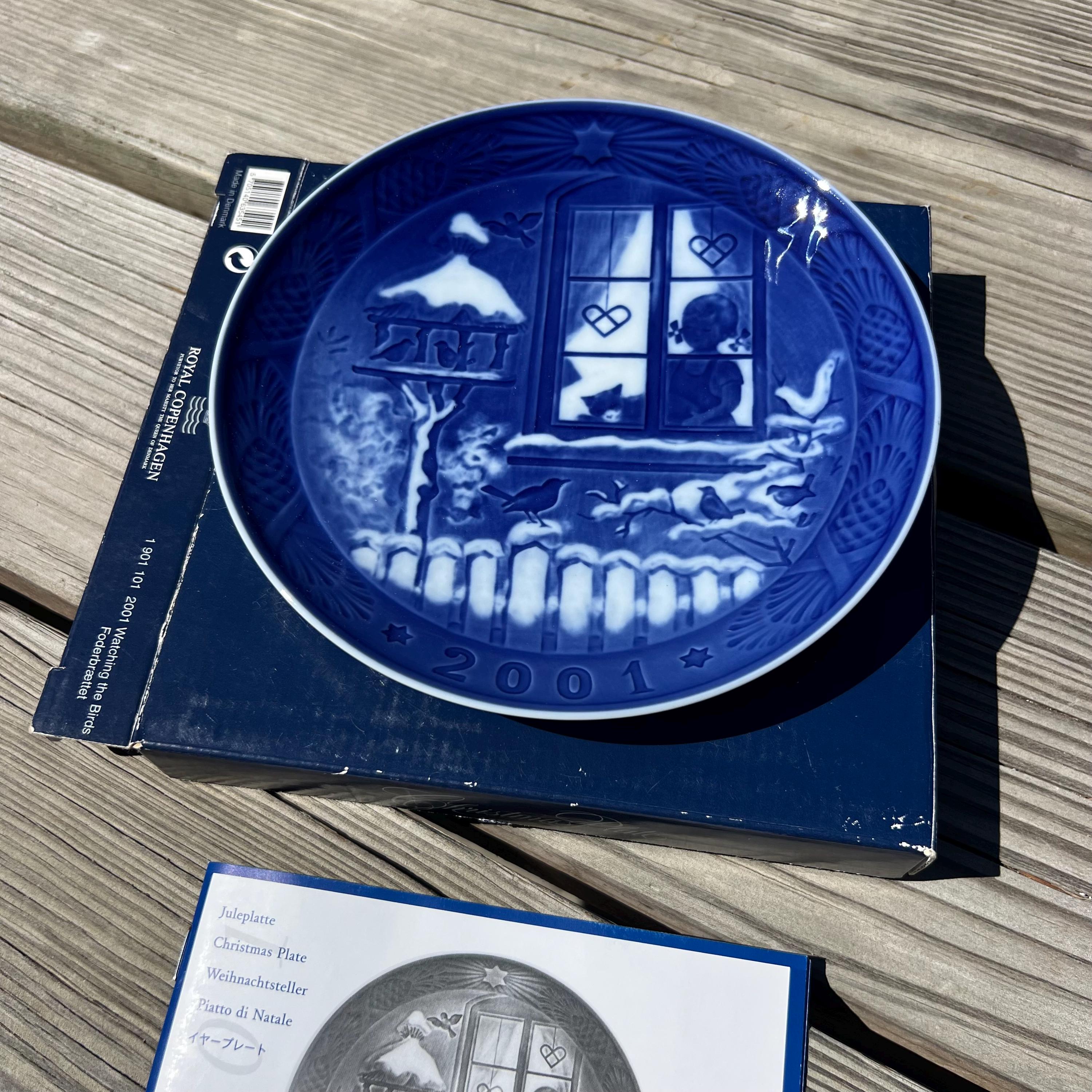 ロイヤルコペンハーゲン 2001年 クリスマスプレート（箱付き） - Etsy 日本