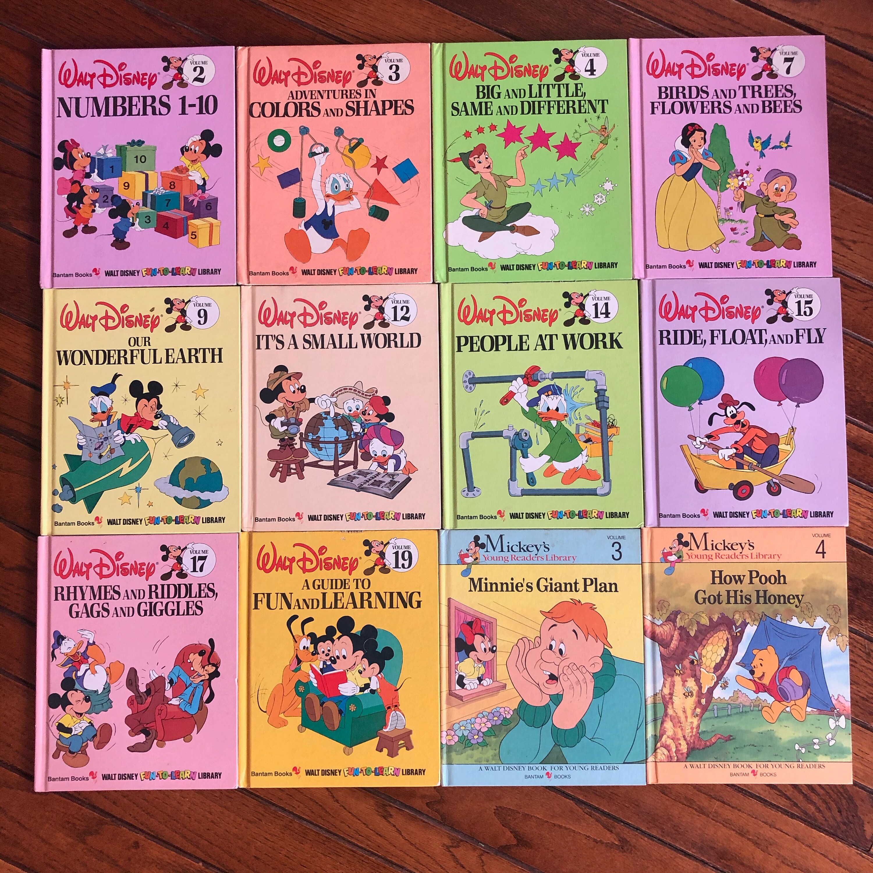 Walt Disney Fun-to-read / Learn / Young Readers Books! (priced per