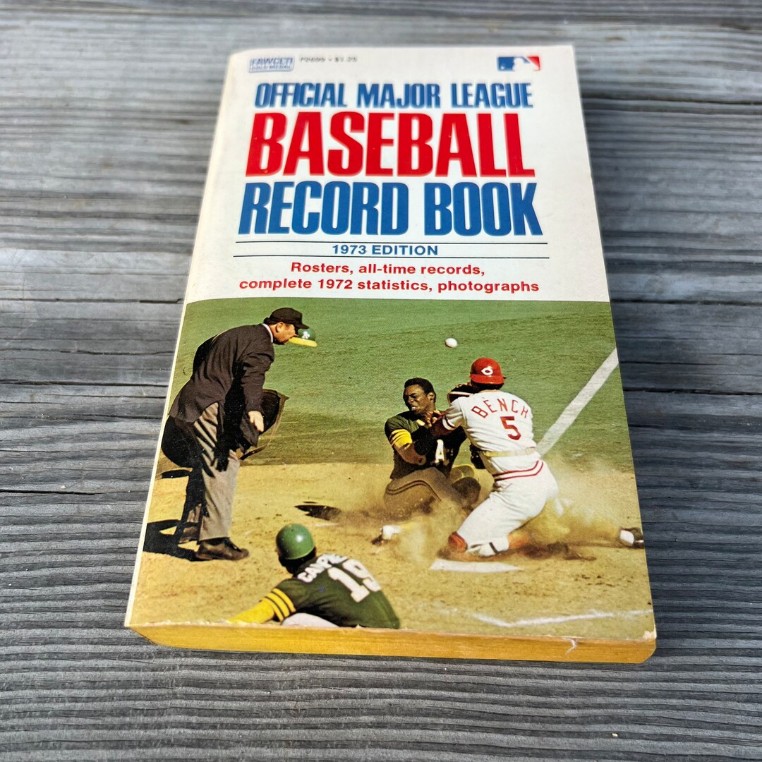 Official Major League Baseball Record Book, 1973 Edition Etsy