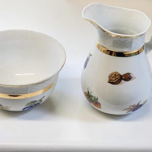 TK Thun Fruktsockerskål & Mjölkkanna