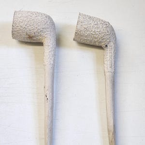 Cachimbo de barro vintage para fumar tabaco (2 unidades)