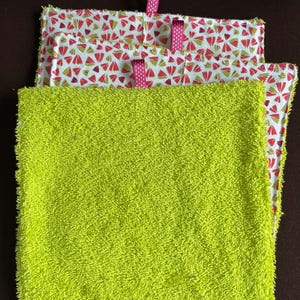 Washable paper towels