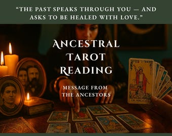 Ancestral Tarot Reading | “Message from the Ancestors” | 13-Card Spread for Lineage Healing & Soul Liberation | Personalized PDF in 4 Days