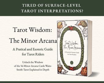 Tarot Minor Arcana Guide, Spiritual Symbolism Manual, Esoteric Tarot PDF, Self-Discovery Workbook, Digital Download