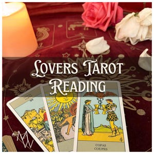 Lectura de Tarot del Amor / Tirada de Conexión de Almas Gemelas / Lectura Psíquica Intuitiva de 5 Cartas para Relaciones / Análisis de Tarot Personalizado en PDF