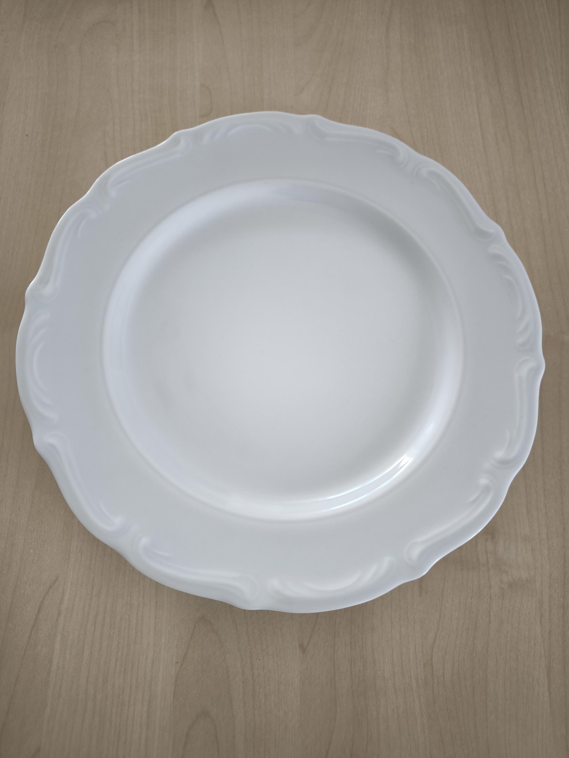 Maria Theresa 6 Kuchenteller Aus Porzellan – 19 Cm Durchmesser, Weiß, Elegant Und Vielseitig, Hergestellt In Der