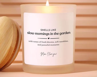 Plant Lover Candle Gift for Gardener Lover Present Plant Mom