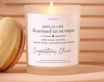 New Dental Hygienist Candle Gift for Dental Assistant Graduation Gift