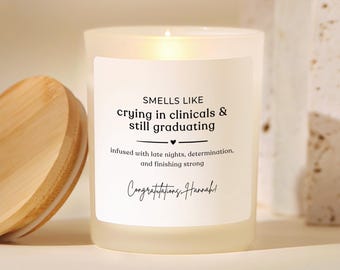 A New Chapter in Scrubs Nurse Candle New Nurse Graduation Gift