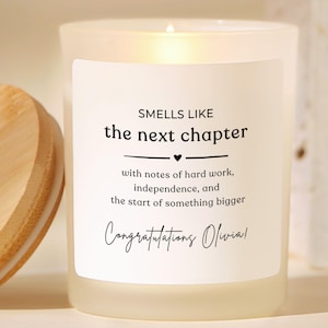 Smells Like the Next Chapter Candle for Book Lover