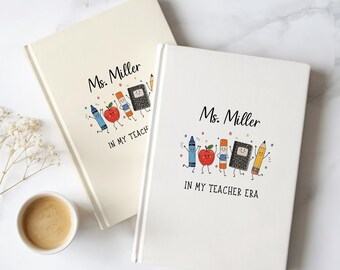 Personalized Teacher Journal New Teacher Gift In My Teacher Era Notebook Back to School Gift for Teacher
