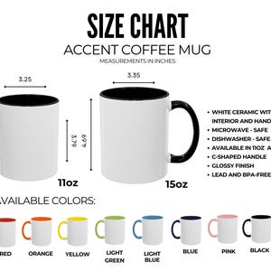 Highland Kuh Kaffeetasse Niedliche Highland Kuh Geschenke Freund Personalisierte Geschenk für Kuh-Liebhaber - Erhältlich in zwei Größen Bild 3