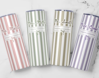 SLP Skinny Tumbler Personalized Speech Language Pathologist Gift New SLP Grad Gift Idea