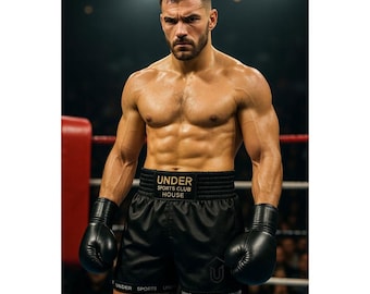 Herren MMA Training Shorts - Leichte, Atmungsaktive Fight Wear, Muay Thai Kickboxen Gym Shorts