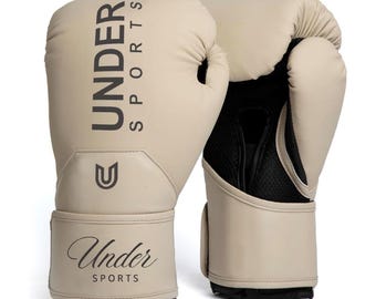 Guantoni da boxe in pelle: allenamento e sparring - vestibilità sicura, design durevole