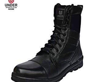 Botas de combate de inspiración militar: calzado resistente para disfraces