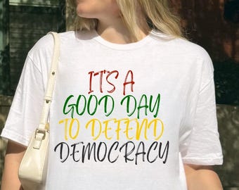 Political Shirts, Protect Democracy Shirt Tee,Womens Rights Tee Shirt,Political Shirt,Democrat Shirt Women,Anti-Trump Shirt,Anti Fascism Top