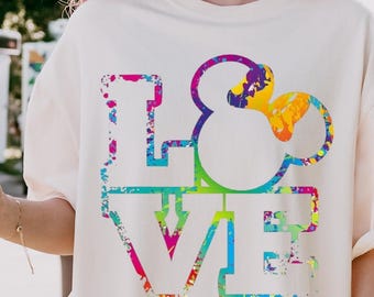 Comfort Colors Retro Mickey Minnie Shirts, Disney Family Vacation Tees, Custom Disney Trip Shirt, Checkered Mickey Shirt