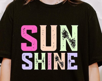 Sunshine Women Tee, Beach Life Gift for Her, Summer Trendy Shirt, Distressed Beach Mom Gifts, Lake Pool River Birthday Gifts