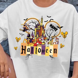 Disney Halloween 2025 Shirt, Custom Disney Halloween Matching Shirt, Disney Family Halloween Shirt, Halloween Party Shirt, Disneyland Shirt