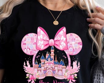 Disney Minnie Mouse Castle Shirt, Magic Kingdom Family Shirt, Disney Shirt, Disneyland Shirt, Magical Kingdom