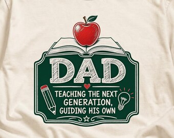 Custom Dad Shirt Personalized Father's Day Gift for Builder Chef Teacher Pilot Doctor Police Firefighter Trucker Developer Dad
