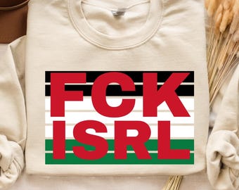 FCK ISRL Anti-Colonial T-Shirt | Unisex Ultra Cotton Tee | Pro-Palestine Activism