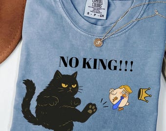 Comfort Colors Black Cat Political Meme T-Shirt