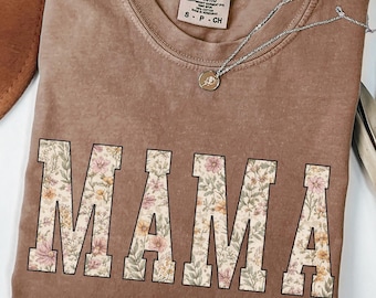 Mama Sweatshirt, Mama Sweater, Mama Floral Sweatshirt, Floral Mama, Mothers Day Gift, Cute Mom Sweatshirt, Trendy Mom Shirt, New Mom Gift