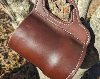 Brown leather Jack mug with all natural lining