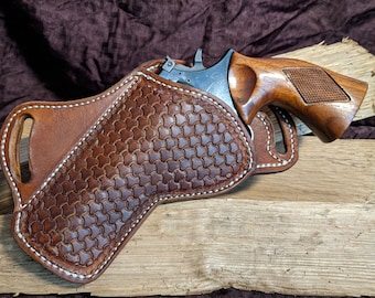 Digital Pattern for Medium Frame Revolver Pancake Holster