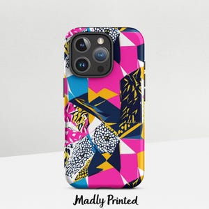 Memphis Pink Aesthetic Phone Case Design for iPhone 16 Pro Max, 15 Plus, 14, 13, 12, 11, XS, Samsung Galaxy S24, S23, S22, S21, S20