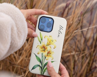 Daylily Phone Case – Custom Floral Case for iPhone & Samsung Galaxy - flower iphone case