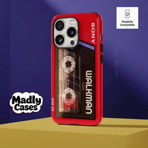Retro Mixtape Walkman Phone Case: 80s 90s Music Lover Gift