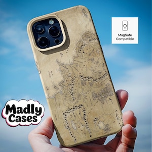 Herr der Ringwelt Mittelerde Premium Magsafe Handyhülle passend für iPhone 16 Pro Max, 15 Plus, Samsung Galaxy, Google Pixel 9A 9 Pro XL