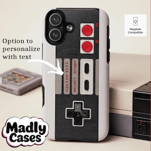 iPhone 17 Retro Gaming Case – Personalized Classic Console Controller Design – MagSafe Option Available Iphone 17 16 15 14 13 pro max