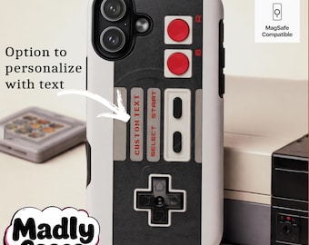 iPhone 17 Retro Gaming Case – Personalized Classic Console Controller Design – MagSafe Option Available Iphone 17 16 15 14 13 pro max