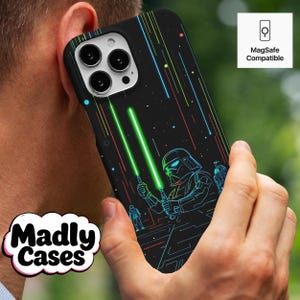 Star Wars Inspired Phone Case – Tough, Flexi & Snap for iPhone 16 Pro Max, 15 Plus, 14, Samsung S24 S23, Pixel 9 8 7 – MagSafe Ready